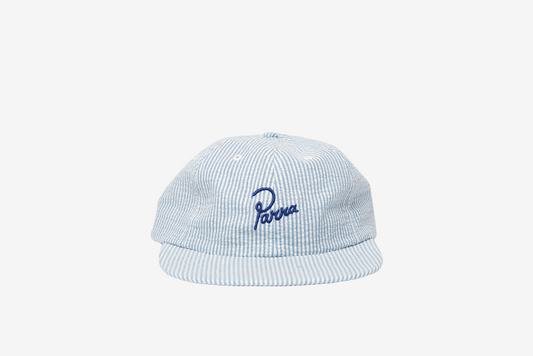 Parra "Classic Logo 6 Panel Hat"-White Blue