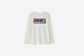 Patagonia "L/S Capilene® Silkweight UPF Rashguard" Shirt K - Boardshort Logo White