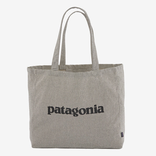 Patagonia "Recycled Oversized Tote " - Farrier Stripe Forge Grey