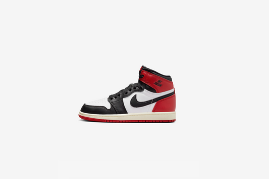 Air Jordan "1 Retro High OG" PS - White / Black / Varsity Red / Sail