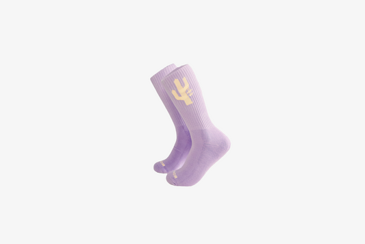 Manor "Hang Time Sock" - Purple / Yellow