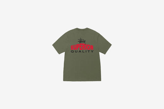 Stussy "Superior Quality Tee" M - Olive
