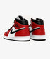 Air Jordan "1 Mid" M - Black / Gym Red