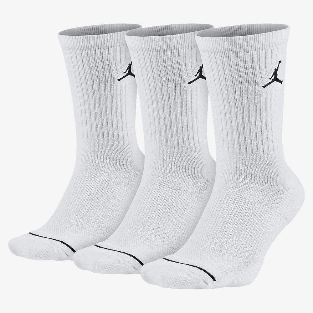 Jordan  "Everyday Max Crew Socks" 3 Pack M - White / Black