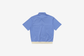 Metalwood "Color Block Western Polo"  M - Hydrangea