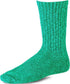 Red Wing "Cotton Ragg Crew" Boot Socks (L) - M - Green/ Light Green