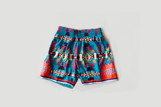 Mitchell & Ness x Manor "Suns  Game Day Shorts" M - Blue / Purple