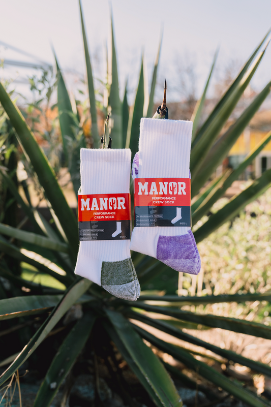 Manor "Hang Time Sock" - Confetti / Green