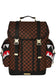 Sprayground "Sawtooth Sharks In Paris Monte Carlo Backpack" - Brown / Black