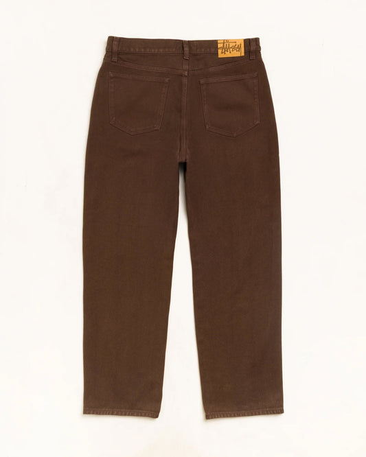 Stussy "Big Ol Jean Denim" Mens -  Brown Chevron