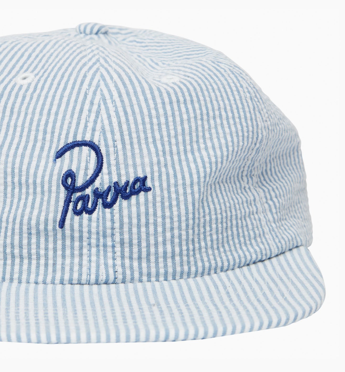 By Parra "Classic Logo 6 Panel Hat"-White Blue