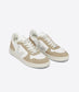 Veja "V-10 Chromefree Leather" W - Extra White / Natural / Sahara