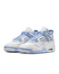 Air Jordan "Retro 4" W - White / Aluminum / Blue Tint