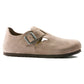 Birkenstock "London BS" M - Taupe Suede (Regular Fit)