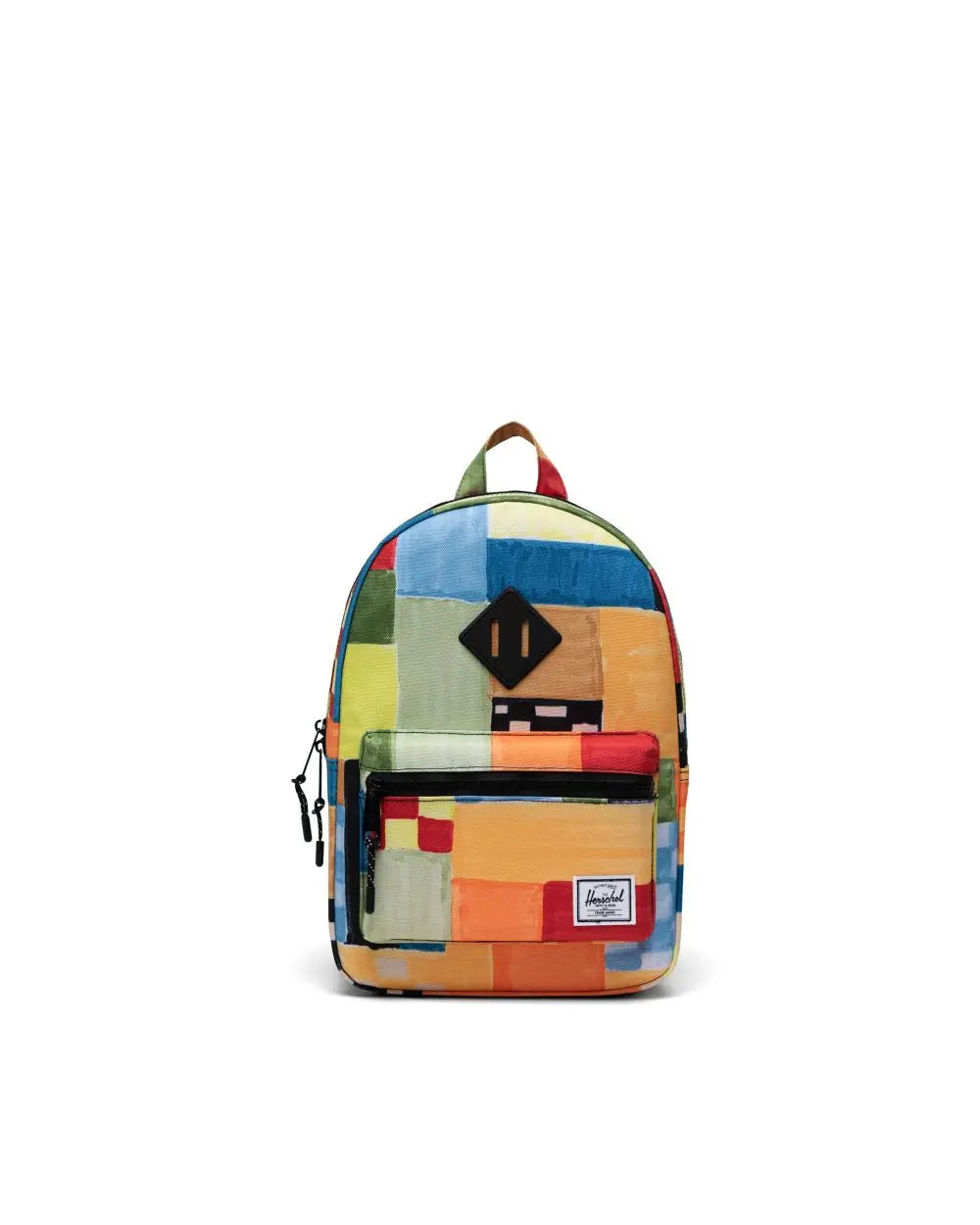 Moncler Large Dauphine Backpack In Nylon Drill Checkered Patch