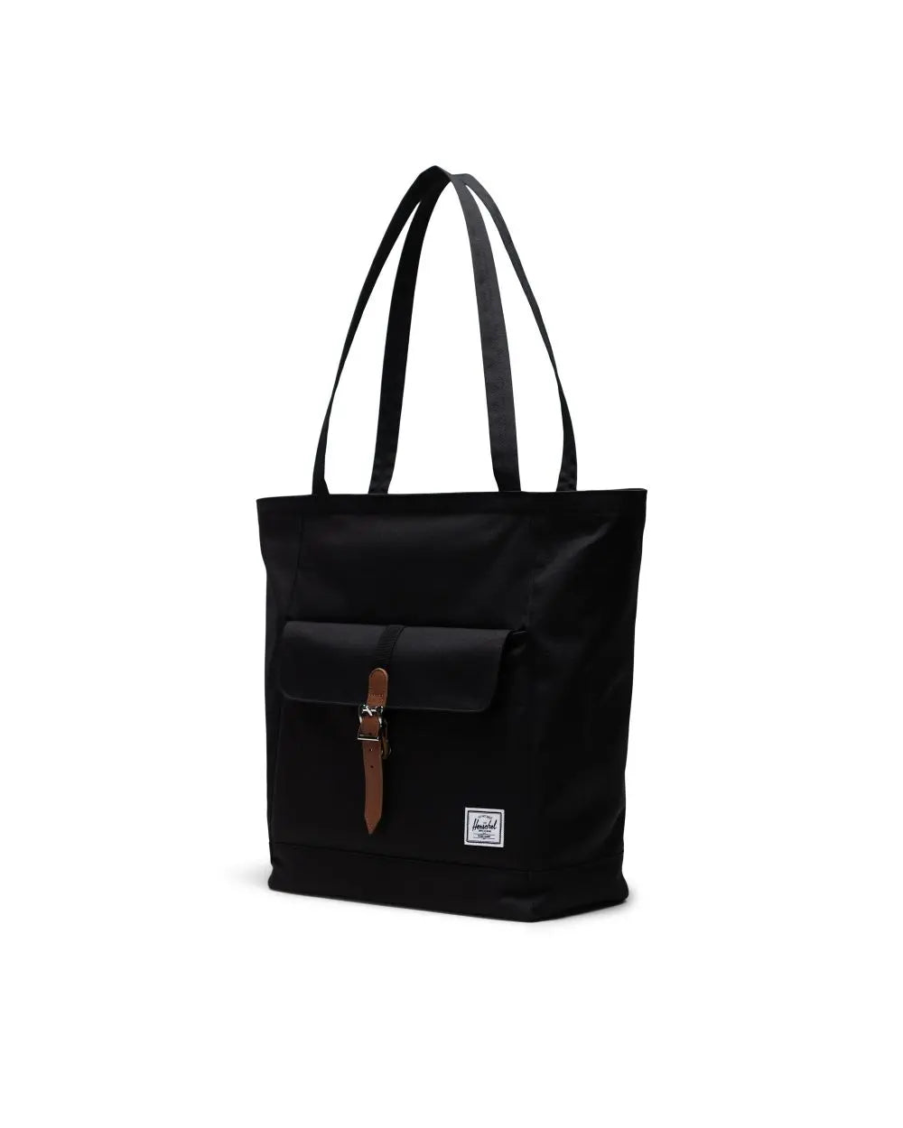 Herschel black shop tote bag