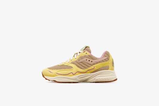 Saucony "3D Grid Hurricane" M - Tan / Yellow