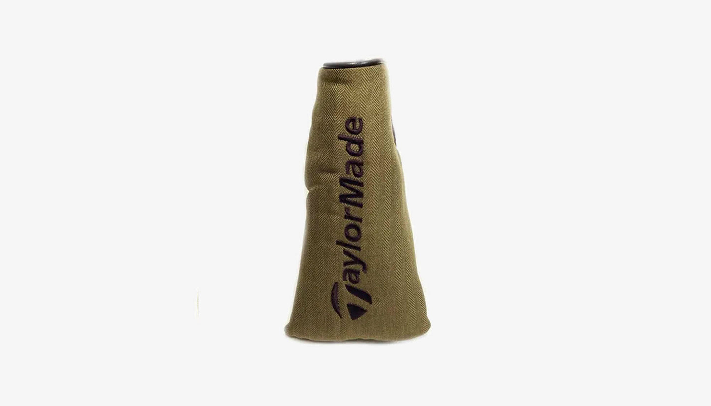TaylorMade "British Open 2022" Putter Headcover - Brown / Plaid