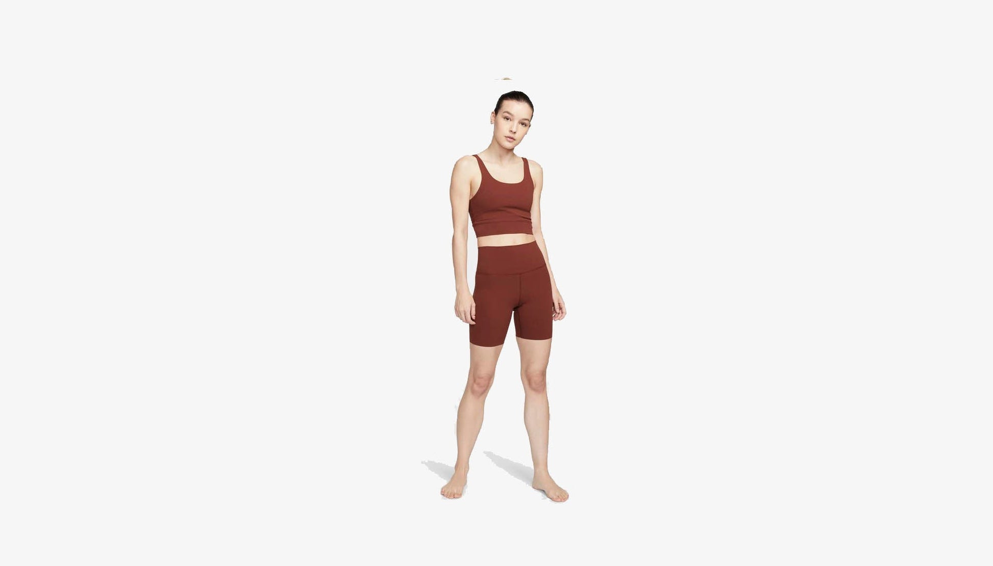 Nike Yoga Luxe Short W - Brown – Manor.