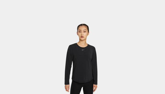 Nike "One Luxe Women's Standard Fit Long-Sleeve Top" W - Black