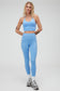 Spiritual Gangster "Icon T-Back Sports Bra" W - Blue