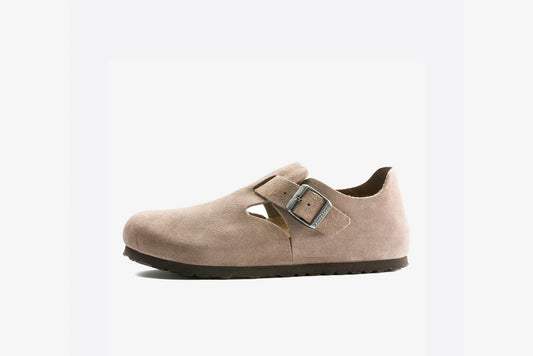 Birkenstock "London BS" M - Taupe Suede (Regular Fit)