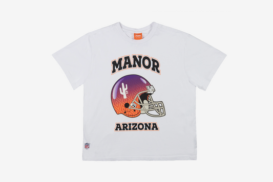 Manor x NFL "Hang Time Helmet T-Shirt" M - White