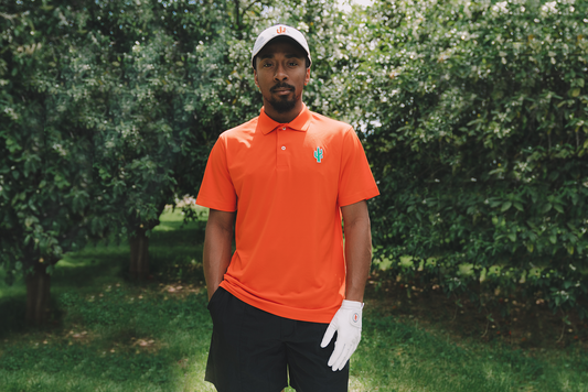 Manor "Icon Polo"  M - Orange / Green