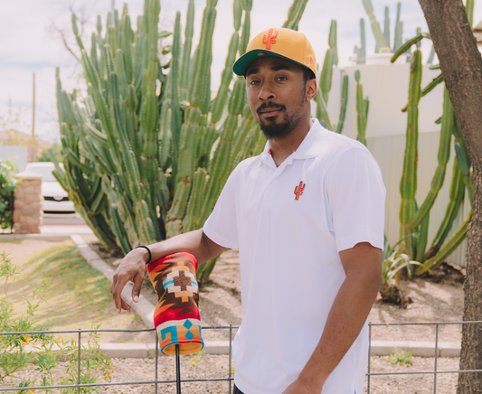 Manor "Icon Polo"  M - White / Orange