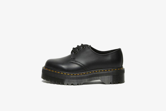 Dr. Martens "1461 Polished Smooth Stacked Oxfords" M - Black