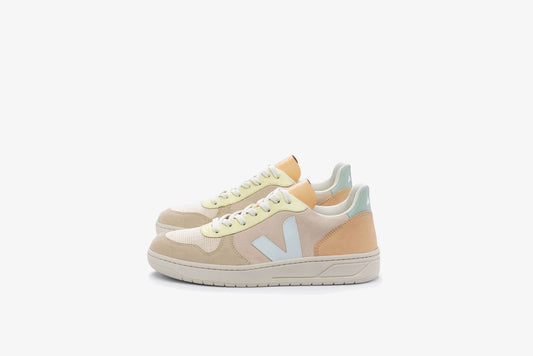 Veja "V-10 Suede" W - Sable / Menthol / Multicolor