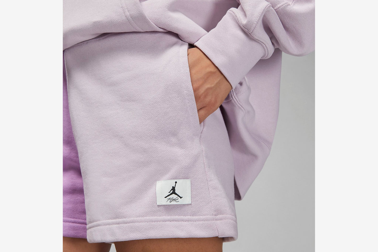Jordan "Flight Fleece Color Block Short" W - Violet Shock/Iced Lilac