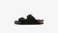 Birkenstock "Arizona Shearling" W - Black (Narrow Fit)