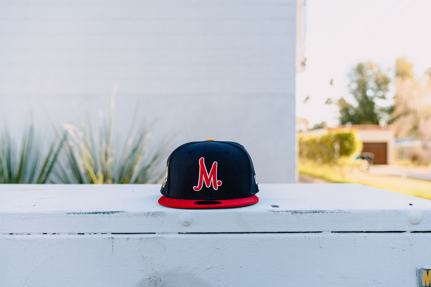 Manor x New Era "Manor League" 59FIFTY - Navy Blue / Red / White