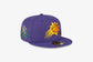 New Era x Felt "Phoenix Suns Blooming 59FIFTY Fitted" - Purple / Orange / Multi-Color