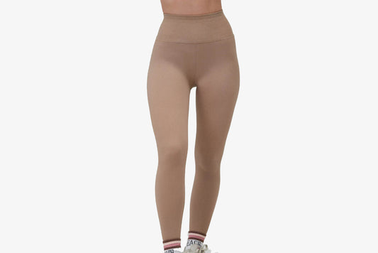 Spiritual Gangster "Lurex Love Sculpt Leggings" W - Camel