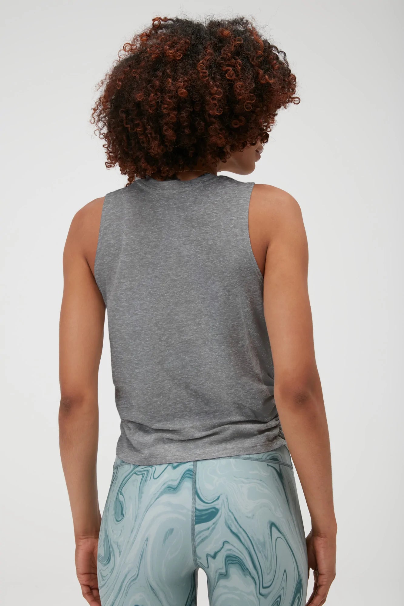 Spiritual Gangster "Knotted Muscle Tank" W - Heather Grey