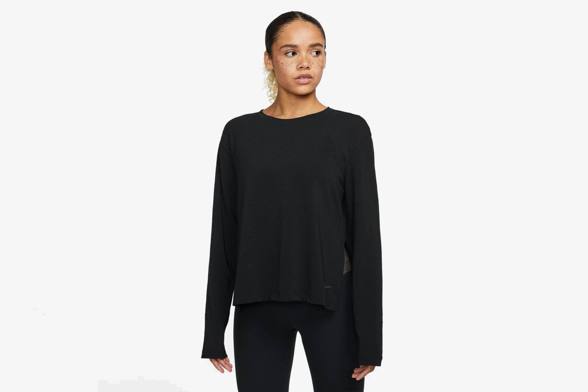 Nike Yoga Dri-Fit L/S Top W - Black – Manor.